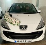 گل آرایی ماشین عروس کد 405
